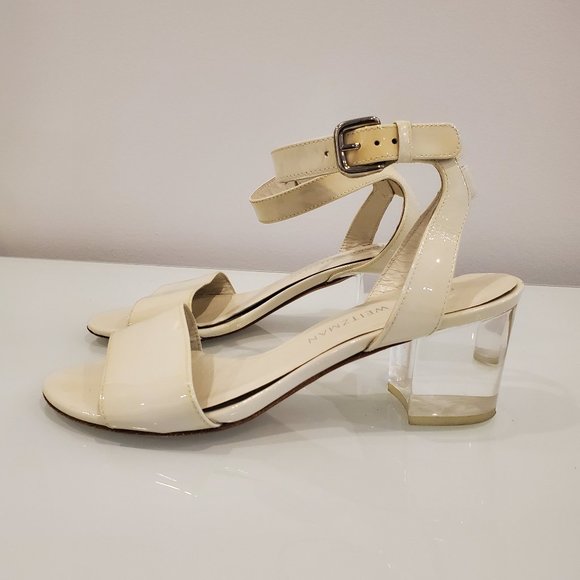 Stuart Weitzman 6.5 lucite heels